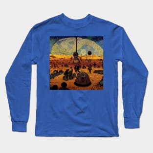 Starry Night in Mos Eisley Tatooine Long Sleeve T-Shirt